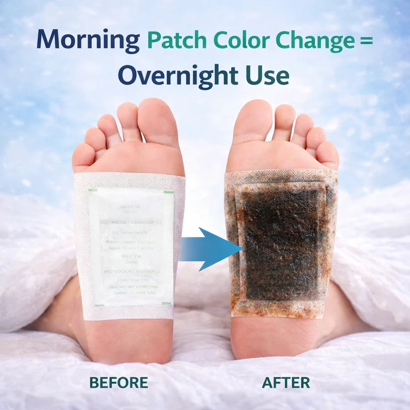 Organic Natural ingredients Detox Foot Pads for Body (pack of 10)