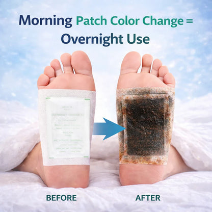 Organic Natural ingredients Detox Foot Pads for Body (pack of 10)