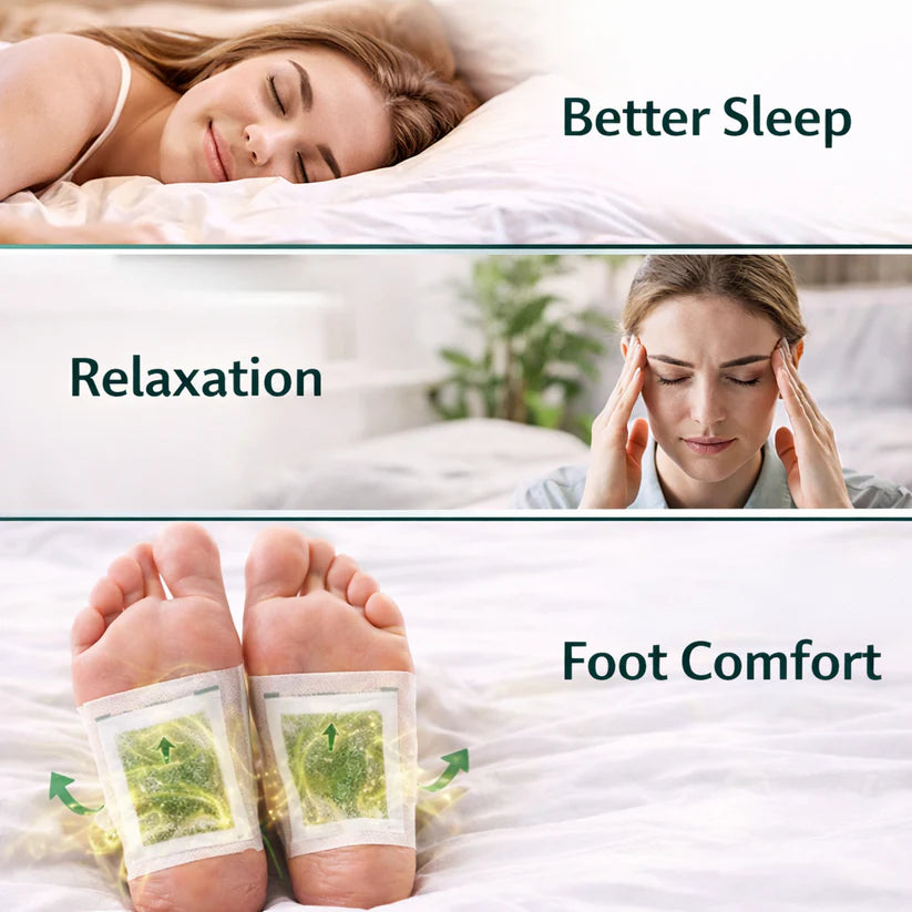 Organic Natural ingredients Detox Foot Pads for Body (pack of 10)