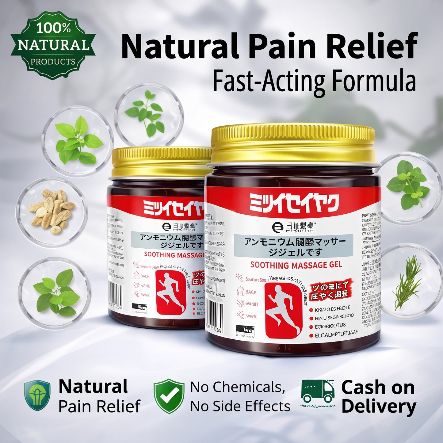 Instant Pain Relief Gel – Muscle Relax Fast Relief Gel (Buy1 Get1)