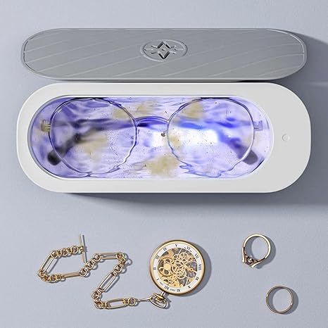Ultrasonic Cleaner for Glasses, Jewelry, Rings, Necklaces & More