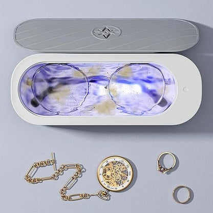 Ultrasonic Cleaner for Glasses, Jewelry, Rings, Necklaces & More